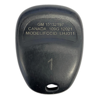 GM 2003 2007 OEM 3 Button Keyless Entry Remote FCC: LHJ011 | Driver 1 OEM Refurbished Keyless Entry Remote