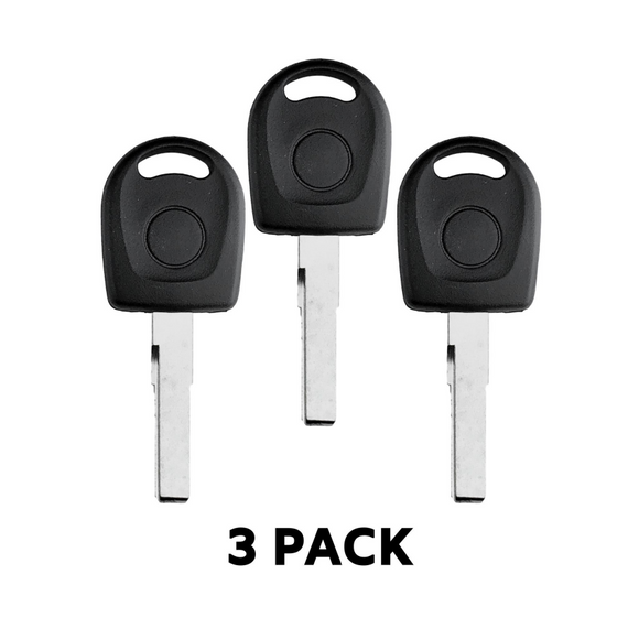 Audi Volkswagen Transponder Key HU66T6 (Pack of 3)