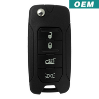 Jeep Renegade 2015-2019 Flip Key Remote 2Adftfi5Am433Tx
