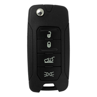Jeep Renegade 2015-2019 Flip Key Remote 2Adftfi5Am433Tx