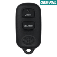 Toyota Rav4 Yaris Tacoma 2000-2008 Keyless Entry Remote 3 Button HYQ12BBX (OEM)