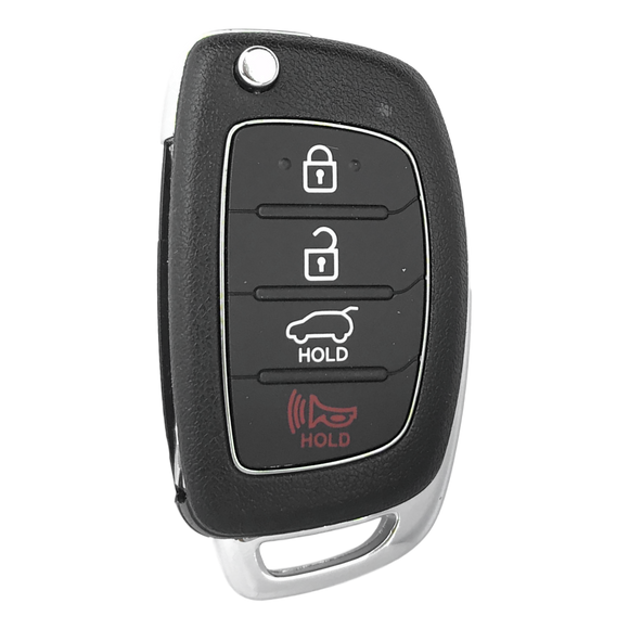 Hyundai Santa Fe 2015-2019 4 Button Flip Key Remote For Fcc Tq8-Rke-4F31