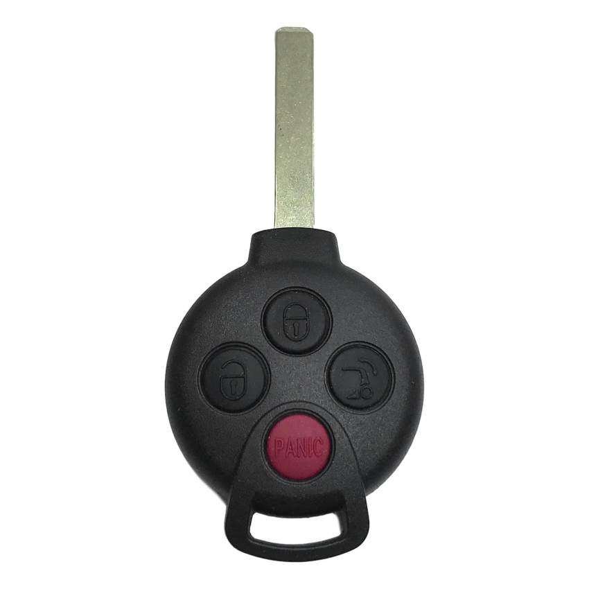 Smart Fortwo 4 Button Remote Head Key 2008-2015 For KR55WK45144 | Afte