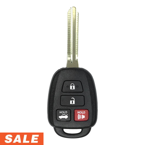 Toyota Corolla Camry 4 Button Remote Head Key 2014-2019 For FCC: HYQ12BEL / H-Chip