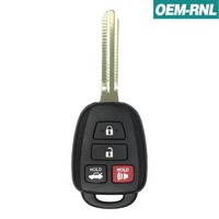 Toyota Corolla Camry 4 Button Remote Head Key 2014-2019 HYQ12BEL / H-Chip (OEM)