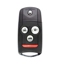 Acura TL TSX 2009-2014 OEM 4 Button Flip Key Remote MLBHLIK-1T | Driver 1 - OEM Refurbished - Flip Key