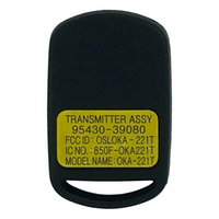 Hyundai Xg350 2001-2005 Oem 3 Button Remote Osloka-221T Keyless Entry