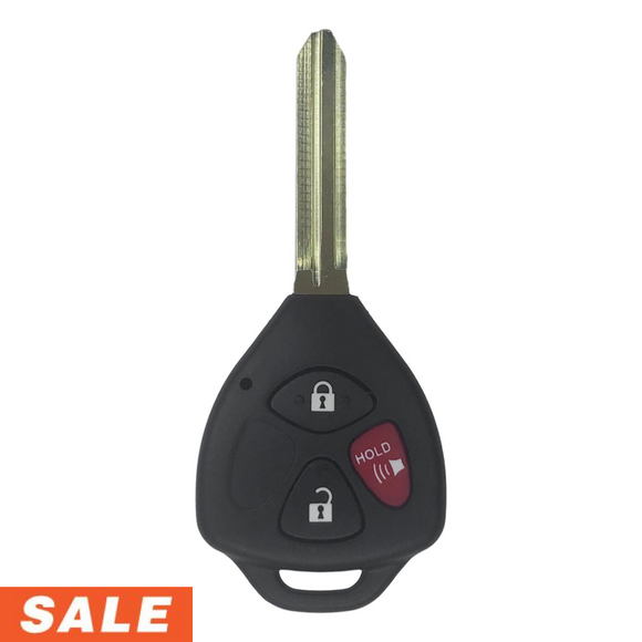 Toyota Scion Pontiac 3 Button Remote Head Key Shell