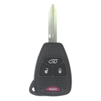 Pack of 5 - Replacement Key Shell for Chrysler Dodge Jeep 4 Button Remote Head Key OHT692427AA