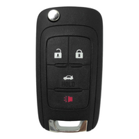 Chevrolet 2010-2019 Oem 4 Button Flip Key Remote Avl-B01T1Ac