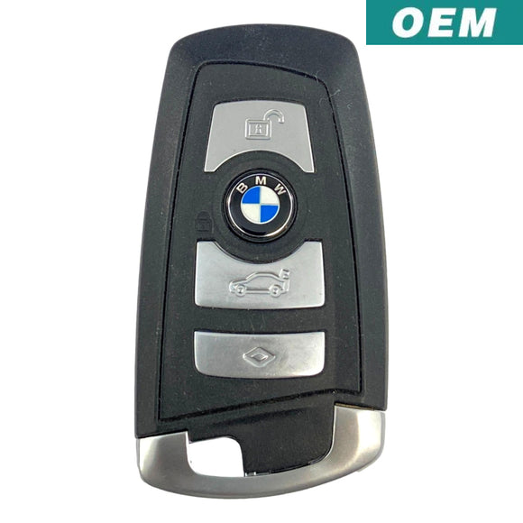 Bmw 3 Series / 5 7 2009-2018 Oem 4 Button Smart Key Cas4 Kr55Wk49863 (Black) Refurbished