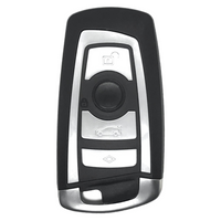 Bmw 3 Series / 5 7 2009-2018 Oem 4 Button Smart Key Cas4 Kr55Wk49863 (Silver) Refurbished No Logo