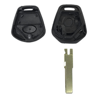Porsche 1 Button Remote Head Key Shell Replacement
