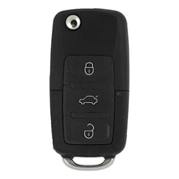 Volkswagen 4 Button Flip Key Remote 2005-2010 NBG92596263 (OEM)