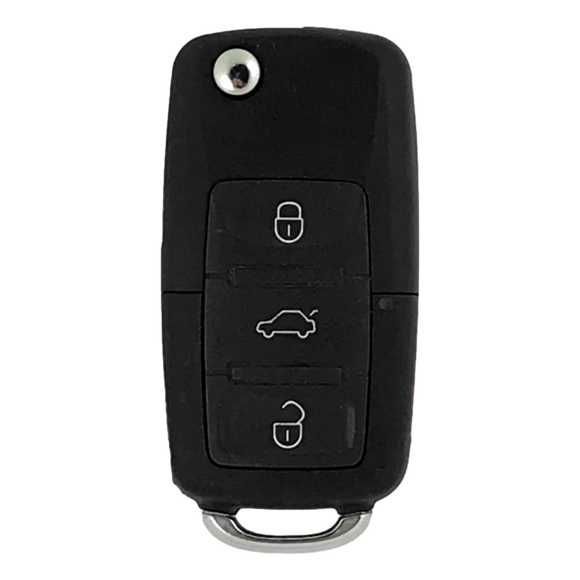 Volkswagen 2005-2011 4 Button Flip Key Remote For Nbg92596263