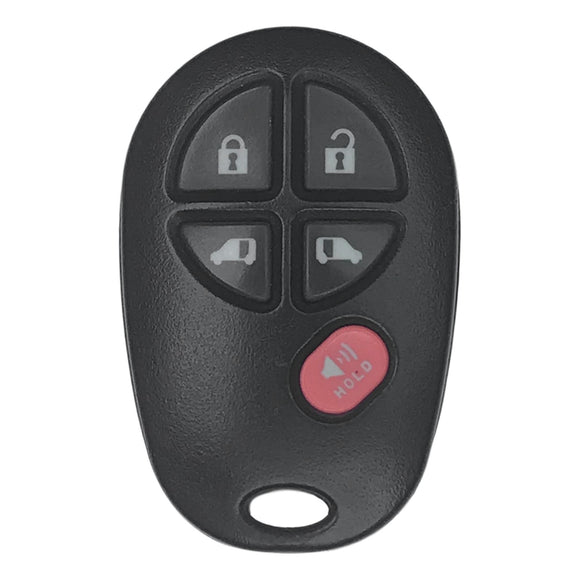 Toyota Sienna 2004-2020 5 Button Keyless Entry Remote Gq43Vt20T