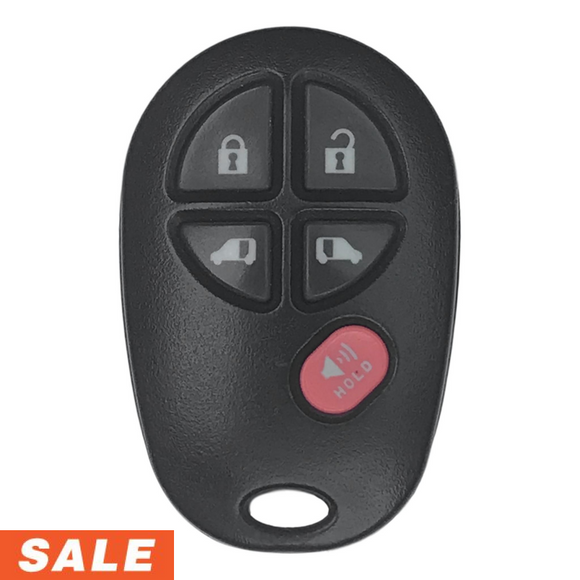 Toyota Sienna 2004-2020 5 Button Keyless Entry Remote Gq43Vt20T