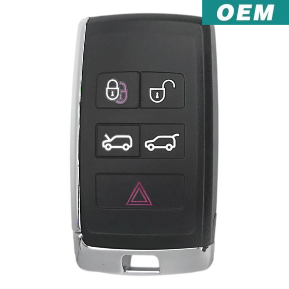 Jaguar 2018-2020 5 Button Smart Key KOBJXF18A Hood + Hatch (OEM)