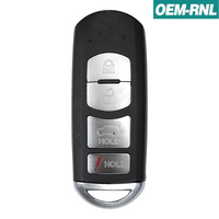 Mazda CX-5 CX-9 2016-2019 OEM 4 Button Smart Key w/ Hatch WAZSKE13D02 OEM Refurbished No Logo Smart Key
