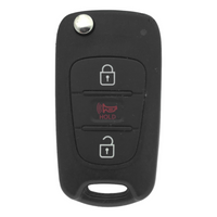Kia Soul 2010-2013 3 Button Flip Key Shell For Nyoseksam11Atx