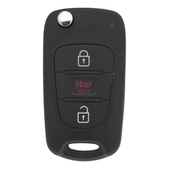 Kia Soul 2010-2013 3 Button Flip Key Shell For Nyoseksam11Atx