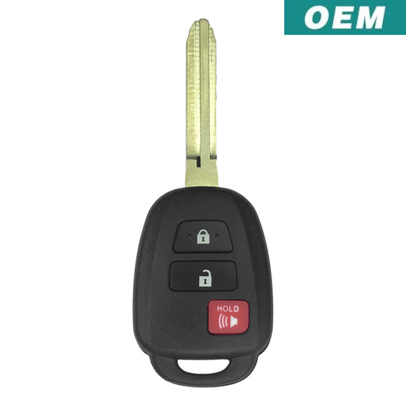 Toyota Tacoma 2015-2021 Oem Remote Head Key 3 Buttons Hyq12Bdp