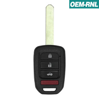 Honda Accord Civic 2013 2015 OEM 4 Button Remote Head Key MLBHLIK6 1T OEM Refurbished No Logo Remote Head Key