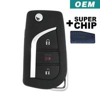 Toyota Rav4 2019-2021 Oem 3 Button Flip Key Gq4-73T (Super Chip)