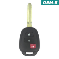Toyota Highlander Tacoma RAV4 2013-2019 OEM 3 Button Key For GQ4-52T / H-Chip