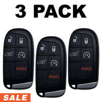 Jeep Grand Cherokee 2014-2021 5 Button Smart Key For M3N-40821302 (3 Pack)