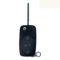 Audi 2002-2005 OEM 4 Button Flip Key MYT8Z0837231 (8Z0837231F) OEM Refurbished No Logo Flip Key