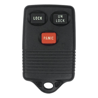 Ford Lincoln Mercury OEM 1993-1999 3 Button Keyless Entry Remote GQ43VT4T