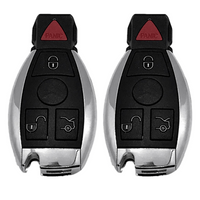 Mercedes Benz 4 Button Fobik 1997-2014 For IYZ-3312 NEC 2 Battery | Aftermarket (2 Pack) Fobik