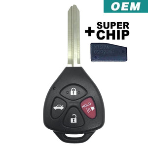Toyota Camry 2007-2010 Oem 4 Button Remote Head Key Hyq12Bby | Super Chip