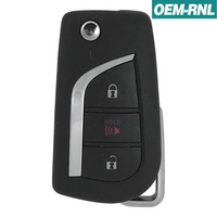 Toyota C-HR 2018-2020 3 Button Flip Key Remote FCC: MOZB97TZ (OEM)
