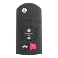 Mazda 4 Button Flip Key Remote 2006-2008 for KPU41788