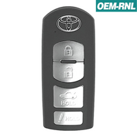 Toyota Yaris iA 2017-2020 OEM 4 Button Smart Key WAZSKE13D02