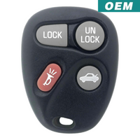 Chevrolet GMC 2001-2005 OEM 4 Button Keyless Entry Remote KOBLEAR1XT - OEM Refurbished - Keyless Entry Remote