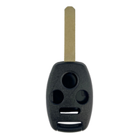 Honda 4 Button Remote Head Key Shell 2005-2013 w/ Chip Slot Key Shell