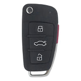 Audi 2006-2010 Oem 4 Button Flip Key Remote Myt4073A
