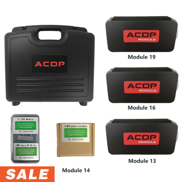 Yanhua Acdp Gearbox Package Key Programming Modules #11/13/14/16/19 Device