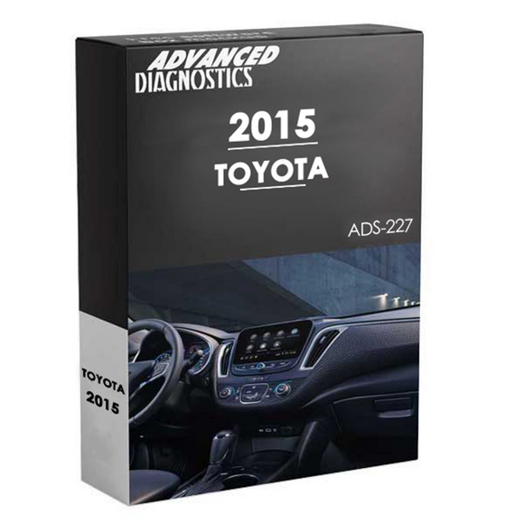 Advanced Diagnostics Smart Pro Software ADS 227 Toyota 2015 (D745948AD) Software
