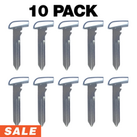 Chrysler Dodge Jeep Emergency Key Blade Insert for M3N-40821302 | Aftermarket (10 Pack) Key Blade