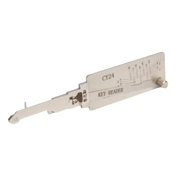Original Lishi Anti-Glare Decoder Cy24 / Y157 Y159 8-Cut Lock