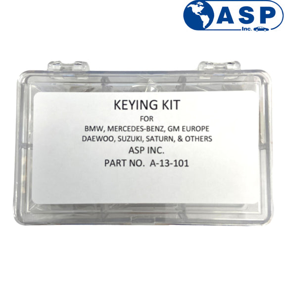Asp Keying Kit For Bmw / Daewoo Gm Mercedes Other (A-13-101) Door Lock