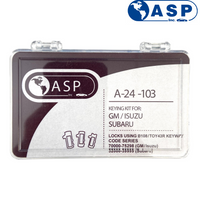Asp Keying Kit For Gm Isuzu And Subaru B108 / Toy43R (A-24-103) Door Lock