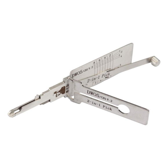 Original Lishi 2-In-1 Pick And Decoder Ch1 / Dw04 Dw05 Lock