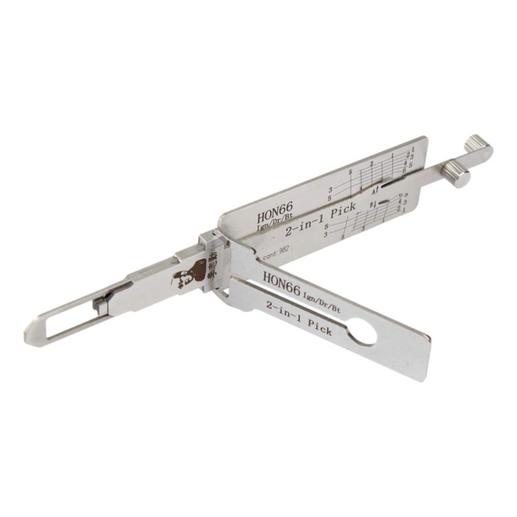 Original Lishi 2-In-1 Pick And Decoder Hon66 Lock