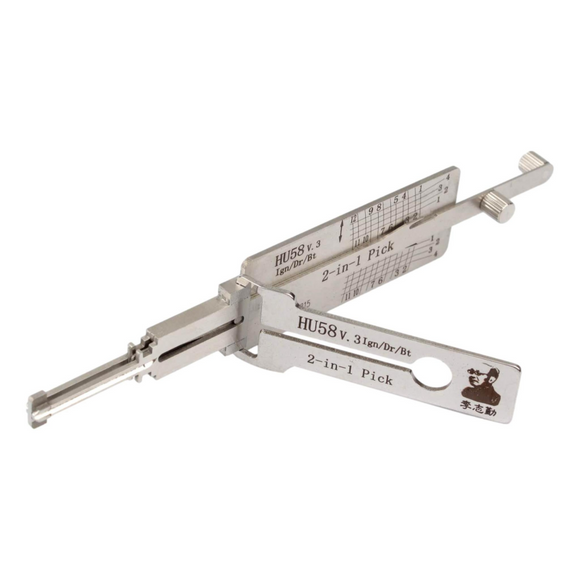 Original Lishi 2-In-1 Pick And Decoder Hu58 Lock