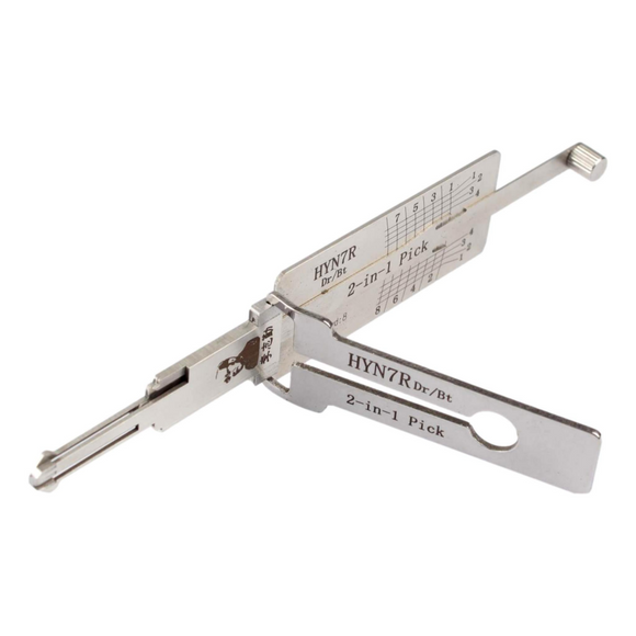Original Lishi 2-In-1 Pick And Decoder Hyn7R Lock